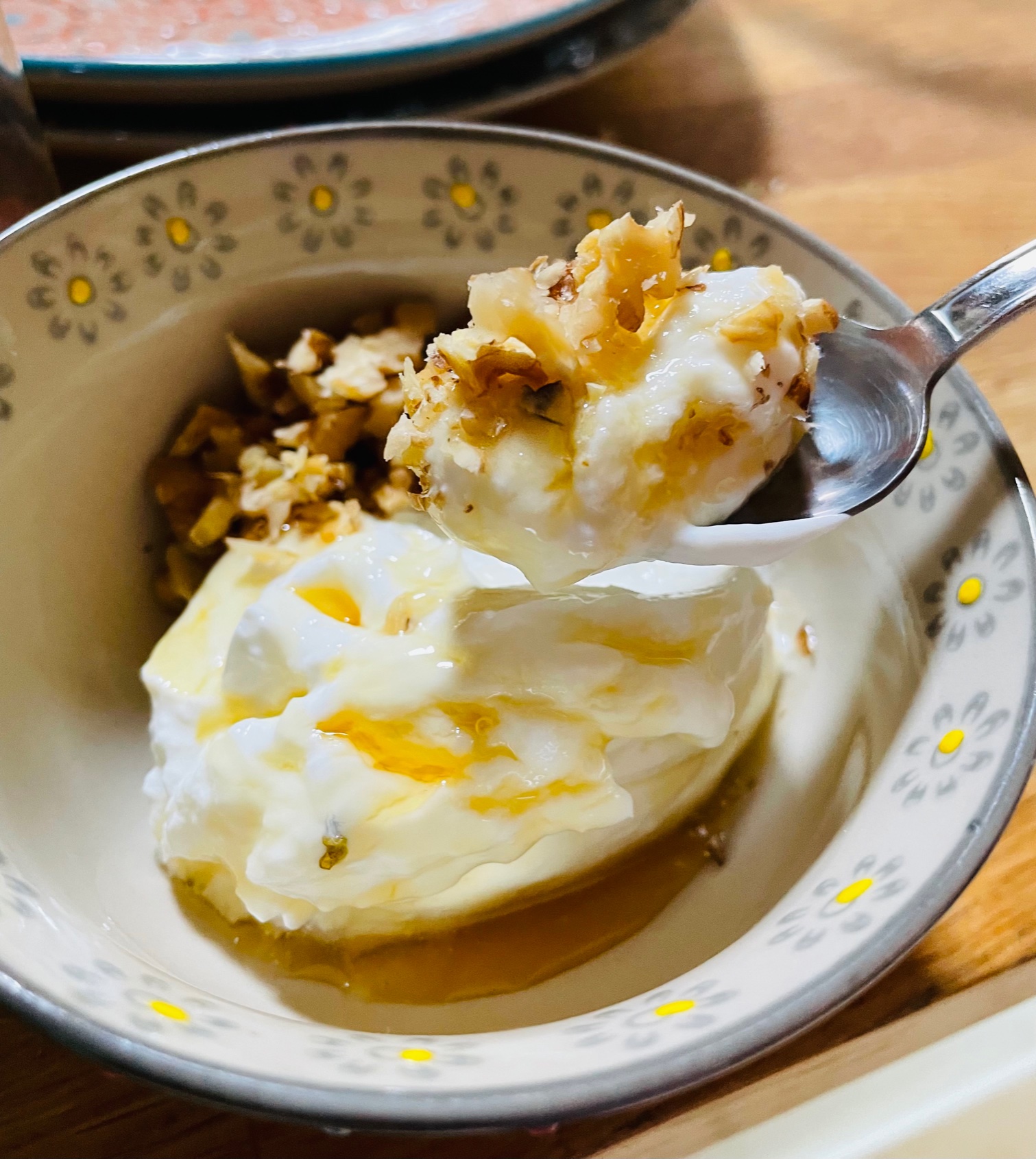 Greek Yogurt, Walnuts and organic honey
