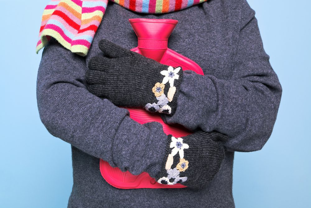 Cold menopause flushing