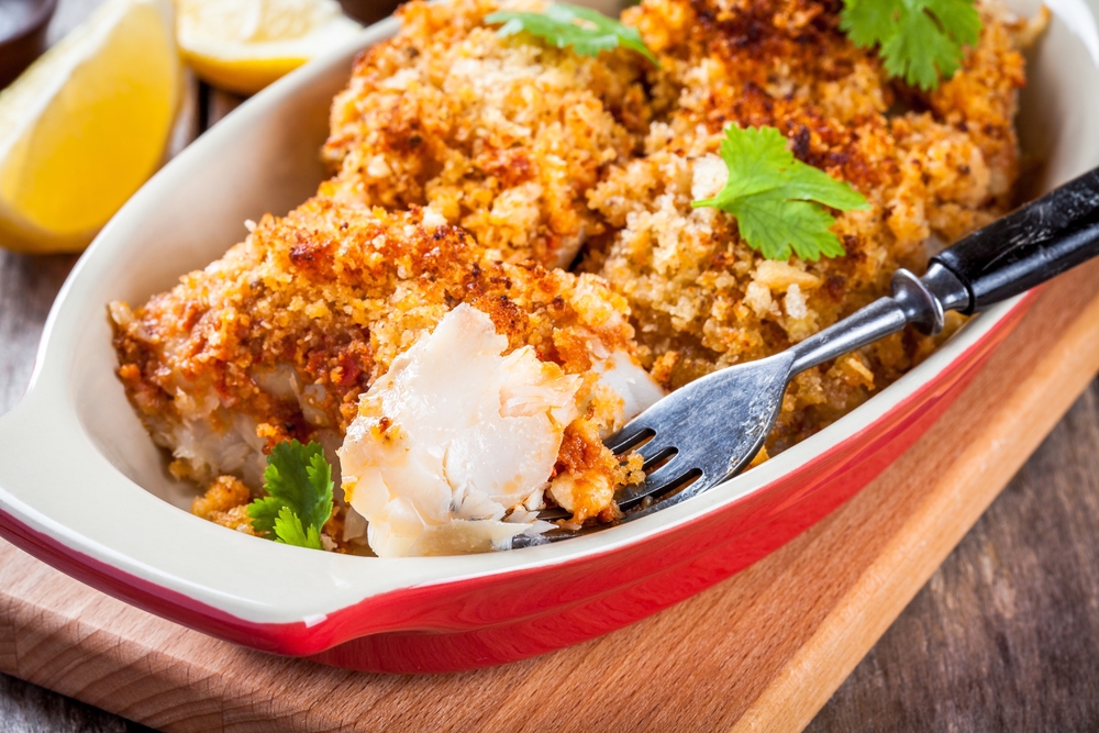 Panko Crusted Cod